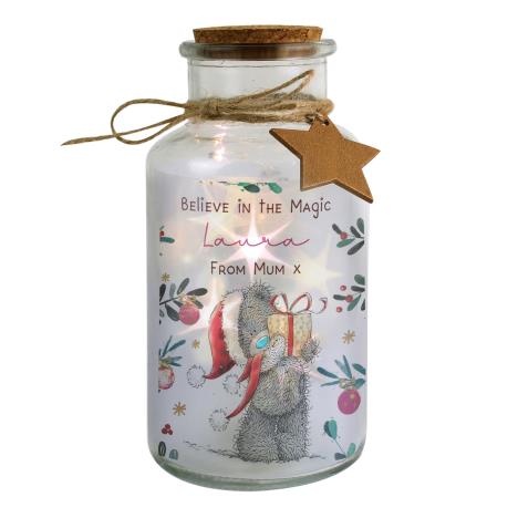 Personalised Me to You Cosy Winter Christmas LED Glass Jar £17.99